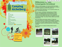 Tablet Screenshot of camping-aichelberg.de